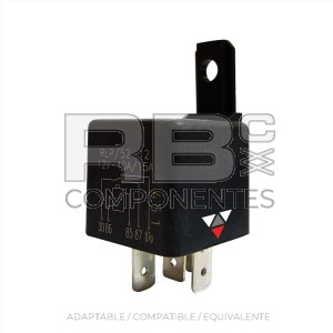 RELE TIPO AUTOMOVIL CON CONTACTO N.O  12V 40A