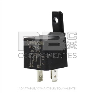 RELE TIPO AUTOMOVIL 24 V -  4 PATILLAS