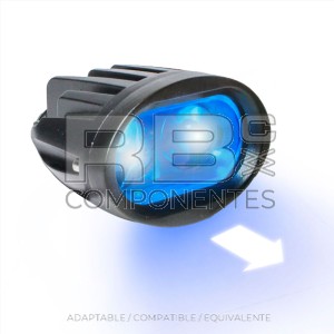 FARO SEGURIDAD AZUL LED CON FLECHA