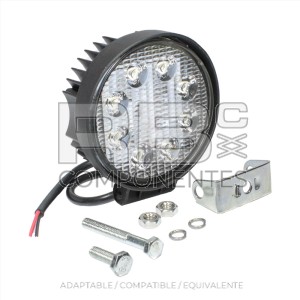 FARO REDONDO 8 LED-24W 10V-30V