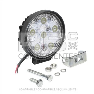 FARO REDONDO 6 LED-18W 10V-30V
