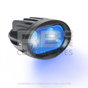 FARO SEGURIDAD AZUL LED 2x5W- IP67 - 10V-80V