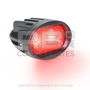 FARO SEGURIDAD ROJO LED 2x5W- IP67 - 10V-80V