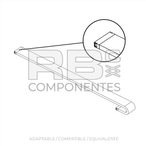 GUIA DE CABLE ADAPTABLE 2421003680