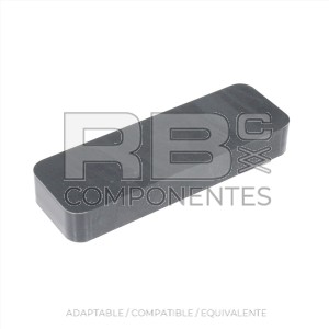 PATIN RECTANGULAR 152,5X51X22MM