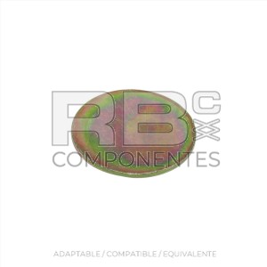 PATIN METALICO REDONDO 60X3MM