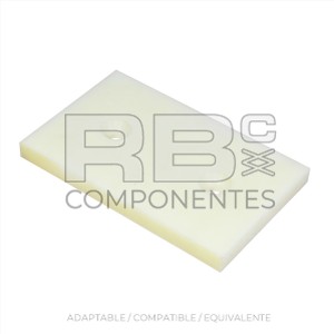 PATIN RECTANGULAR 160X100X12,5MM