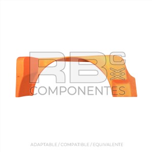 CAPOT PASE DE RUEDA DCH PARA TOUCAN 1100 - NARANJA