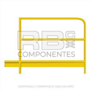 BARANDILLA RECONSTRUIDA LATERAL DER BANDEJA AD CLIADAPTABLE POR CLIENTE