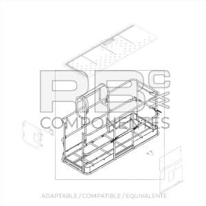 CESTA RECONSTRUIDA SIN SUELO AD/CO/EQ GE 1274859GT
