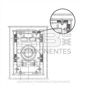 PLACA DISTANCIADORA AD/CO/EQ 158C175260