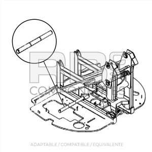 PASADOR GIRATORIO BRAZO AD/CO/EQ 157C143600