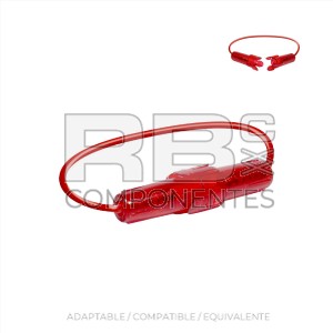 PORTAFUSIBLE DE CRISTAL (LARGO DE 31.5 MM ) NUEVO