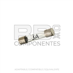 FUSIBLE DE CRISTAL DE 3 A