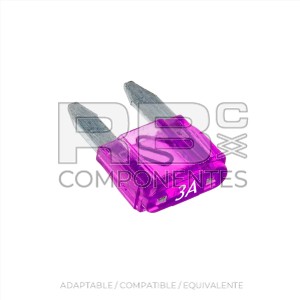 FUSIBLE DE TIPO FICHA MINI DE 3 A