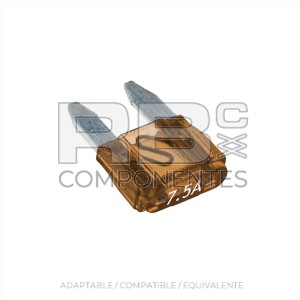 FUSIBLE DE TIPO FICHA MINI DE 7,5 A