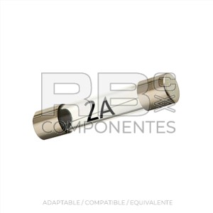 FUSIBLE DE CRISTAL 32MM DE 2 A