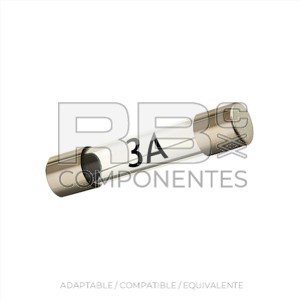 FUSIBLE DE CRISTAL 32MM DE 3 A