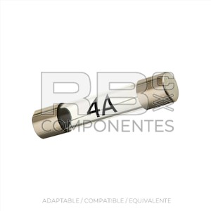 FUSIBLE DE CRISTAL 32MM DE 4 A