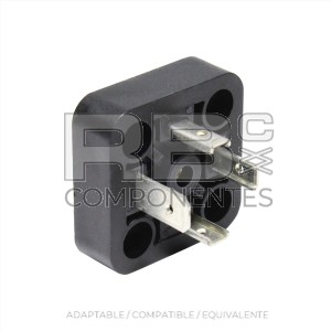 CONECTOR MACHO DEL TIPO ELECTROVÁLVULA