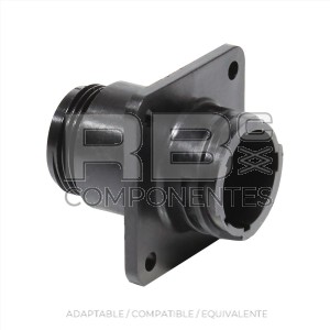 CONECTOR PLAST. MACHO FIJO 9 V–AS PARA MANG COMPAELECTRICA  RB016094