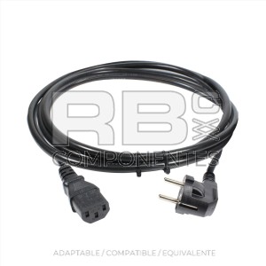 CABLE ALIMENTACION CARGADOR ( LARGURA 2 MTS )