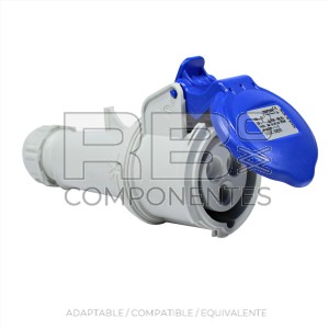 ENCHUFE H/ AEREO MONOFASICO 16 AMP