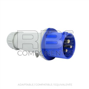 ENCHUFE M/ AEREO MONOFASICO 16 AMP