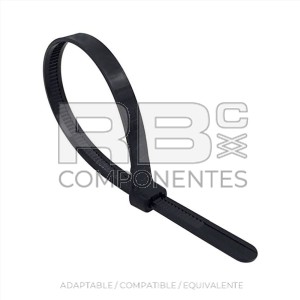 BOLSA BRIDAS NEGRAS 100 UDS 4,8X200MM