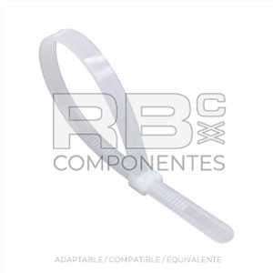 BOLSA BRIDAS 100 UDS 7.8 X 280MM BLANCA 
