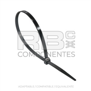 BOLSA BRIDAS 100 UDS DE 7,6X380MM NEGRA