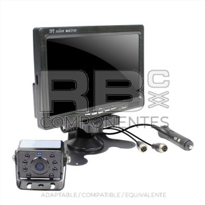 KIT CAMARA (incl. camara + pantalla + conexiones)