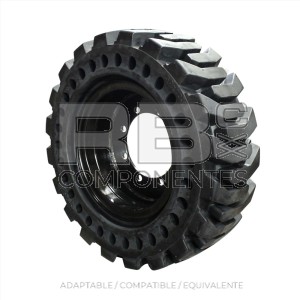 RUEDA DCH  TIJERAS SDX Y SX COMPL CAUCHO 10 x 16