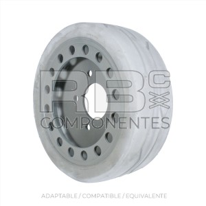 RUEDA 12X4 PARA SJ COMPATIBLE CON FRENO O NO FRENO
