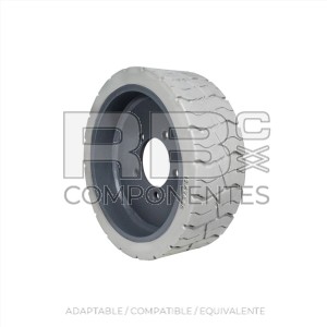 RUEDA SUPERELÁSTICA 12.5x4.25 PARA JL-E2 T.E Y D.