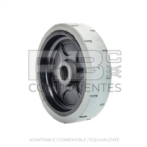 RUEDA SUPERELÁSTICA DELANTER 305/76-254 UR