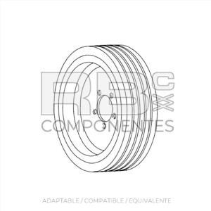RUEDA NON MARKING ADAPTABLE 1001127628
