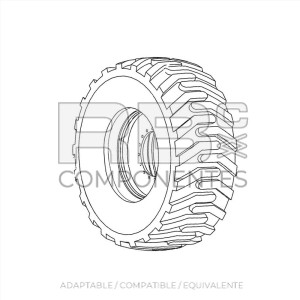 RUEDA CTA DER MACIZ ADAPTABLE JL1350 SJP 0272055
