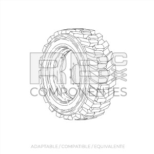 NEUMATICO MACIZADO ADAPTABLE JL 0272692