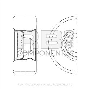 RUEDA ADAPTABLE REF 2601602810 , 445-65 D22.5 PR18