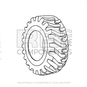 NEUMATICO MACIZADO ADAPTABLE REF 94662