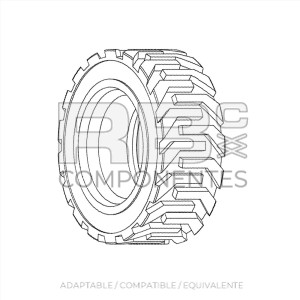NEUMATICO MACIZADO ADAPTABLE  GE  121287