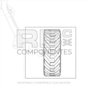 NEUM MACIZADO 445D50/710, LH ADAPT REF GE T111702