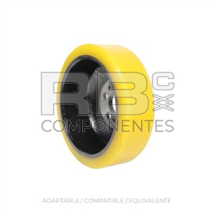 RUEDA POLIURETANO TRANSPAL/APILADOR 230X70D45