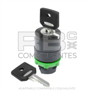 CABEZA SELECTOR 3POS. CON RETORNO Y LLAVE