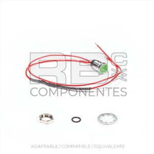 DIODO LED VERDE 12V
