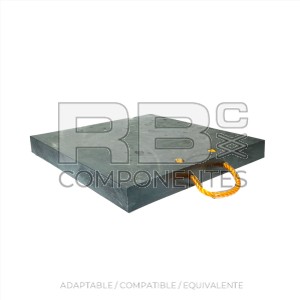 PLACA APOYO ESTABILIZADOR 400X400X40