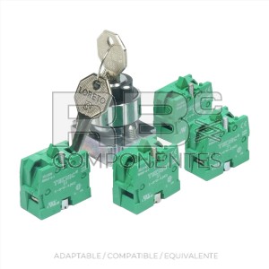 SELECTOR 3 POSC. FIJAS+SOPORTE+ CAMARA NO (x4UNID)