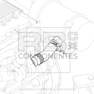 TUBO DE ESCAPE COMPATIBLE GE 70445