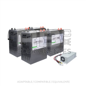KIT BATERIAS 4X RB052005.DIS +CARGADOR RB001003.V4